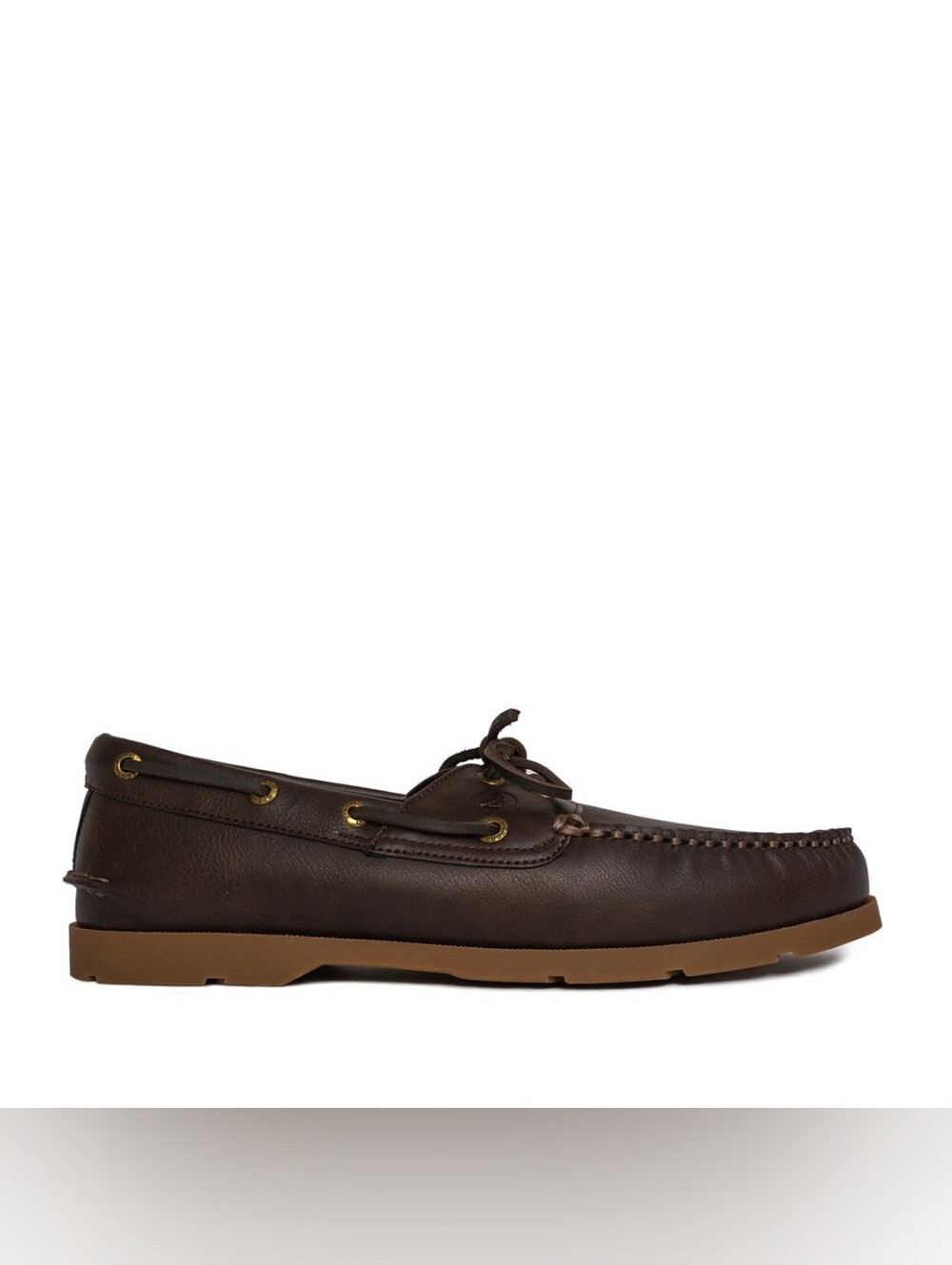 Sperry Leeward 2 Eye Boat Shoes Topsider Leather Shoes Amaretto